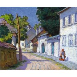 Olejnik Janka (1887-1954), Utcarészlet