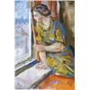 Image 1 : Bortnyik Sándor (1893-1976), Ablakban, 1947.