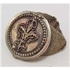 Image 1 : ART NOUVEAU FLEUR DE LIS MESH COIN PURSE