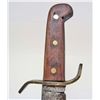 Image 2 : VINTAGE WESTERN W49 BOWIE KNIFE W/ WOOD HANDLE