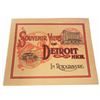 Image 1 : VINTAGE SOUVENIR VIEWS OF DETROIT MICH IN ROTOGRAVURE