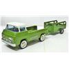Image 1 : C. 1960'S NYLINT FORD ECONOLINE TRUCK & TRAILER