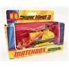 Image 1 : VINTAGE MATCHBOX SUPER KING K-8 CATERPILLAR TRAXCAVATOR IN BOX