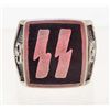 Image 1 : GERMAN NAZI WAFFEN SS OFFICER RUNIC RING