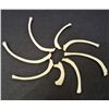 Image 1 : LOT OF 8 BADGER RIB BONES - TAXIDERMY