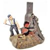Image 1 : CAST IRON CASTINING FURNACE MECHANICAL BANK - APPROX. 7.5"