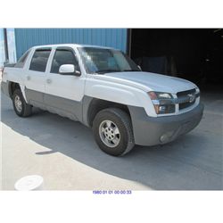 2002 - CHEVROLET AVALANCHE