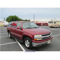 2002 - CHEVROLET SUBURBAN