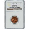 Image 1 : 1941-D LINCOLN CENT, NGC MS-66 RED!