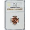 Image 1 : 1959 LINCOLN CENT, NGC MS-66 RED  LOOKS MS-67 TO US, MS-67 RED SELL AT $3500.00!