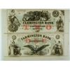 Image 1 : 18- UNCUT SHEET $1 & $2 FARMINGTON BANK (NEW HAMSHIRE)