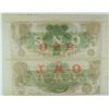 Image 2 : 18- UNCUT SHEET $1 & $2 FARMINGTON BANK (NEW HAMSHIRE)