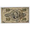 Image 1 : 1863 TEN CENT US FRACTIONAL CURRENCY