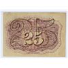 Image 2 : 1863 TWENTY FIVE CENT US FRACTIONAL NOTE