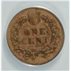 Image 3 : 1873 CLOSED 3, INDIAN CENT, ANACS VF-30 DETAILS RECOLORED