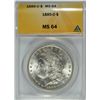 Image 1 : 1885-O MORGAN DOLLAR ANACS MS-64