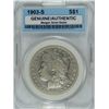 Image 1 : 1903-S MORGAN DOLLAR NGA GENUINE