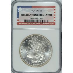 1904-O MORGAN DOLLAR NGC BRILLIANT UNCIRCULATED