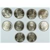 Image 1 : LOT OF ( 10 ) 2000. JFK JR. REPUBLIC OF LIBERIA, $10.00 COINS