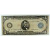 Image 1 : 1914 $5 FEDERAL RESERVE NOTE