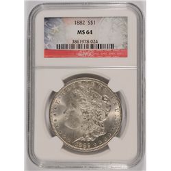 1882 MORGAN DOLLAR NGC MS-64