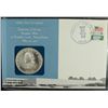 Image 1 : 1970 FRANKLIN MINT STERLING SILVER  DEDICATION MEDAL, FIST DAY ISSUE