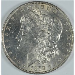 1878 MORGAN SILVER DOLLAR, MS-63