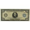 Image 1 : 1914 $20.00 U.S. FEDERAL RESERVE LARGE SIZE NOTE, BLUE SEAL