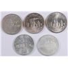 Image 2 : LOT OF 5 U.S. COMMEMORATIVE HALF DOLLARS,  THE 2 WASHINGTONS ARE SILVER