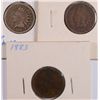 Image 1 : 1863, 1883 AND 1906 INDIAN HEAD CENTS