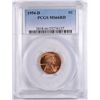 Image 1 : 1954-D LINCOLN CENT, PCGS MS-66 RED