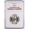 Image 1 : 1946-S WASHINGTON QUARTER, NGC MS-66!