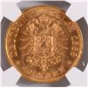 Image 3 : 1888A GERMAN 10 MARK PRUSSIA-FRIEDRICH III GOLD NGC MS-65