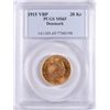 Image 1 : 1915 DENMARK VBP 20 KRONER GOLD PCGS MS-65