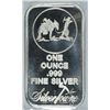 Image 1 : 1oz .999 SILVER TOWNE SILVER BAR, PROSPECTOR