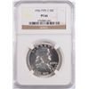 Image 1 : 1956 TYPE 2 FRANKLIN HALF DOLLAR , NGC PROOF 66