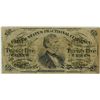 Image 1 : 1863 TWENTY FIVE CENT US FRACTIONAL NOTE
