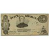 Image 1 : 1863 $50 STATE OF LOUISANA