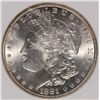 Image 2 : 1881 MORGAN SILVER DOLLAR, ANACS MS-65 GEM