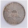 Image 2 : 1852 3 CENT SILVER, ICG MS-62 ORIGINAL!