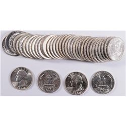 ROLL OF GEM BU 1963 AND 1964 WASHINGTON QUARTERS