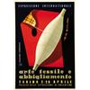 Image 1 : ADVERTISING POSTER OF EXHIBITIONS - ESPOSIZ.INTERNAZ.ARTE TESSILE, TORINO…