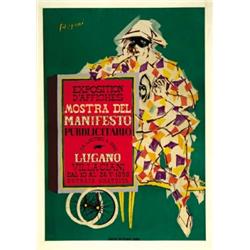 ADVERTISING POSTER OF EXHIBITIONS - MOSTRA DEL MANIFESTO PUBBLICITARIO…