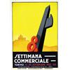 Image 1 : ADVERTISING POSTER OF FAIRS AND LOTTERIES - 8^ SETTIMANA COMMERCIALE - TORINO…