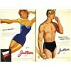 Image 1 : FASHION ADVERTISING POSTER - LOT OF 2 POSTER  JANTZEN…