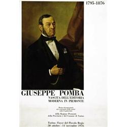 ADVERTISING POSTER OF EXHIBITIONS - GIUSEPPE POMBA, MOSTRA DOCUMENTARIA…
