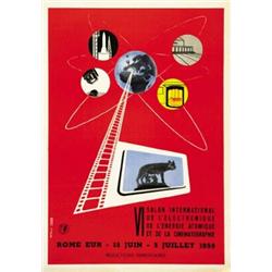 ADVERTISING POSTER OF EXHIBITIONS - VI SALON INTERNATIONAL…