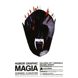 ADVERTISING POSTER OF EXHIBITIONS - HUMOR GRAPHIC - MAGIA…