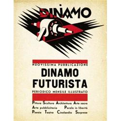 ADVERTISING PRINTING POSTER - DINAMO FUTURISTA…