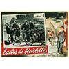 Image 1 : ITALIAN MOVIE POSTER DE SICA - LOT OF 16 PHOTOS FOR THE MOVIE LADRI DI BICICLETTE…